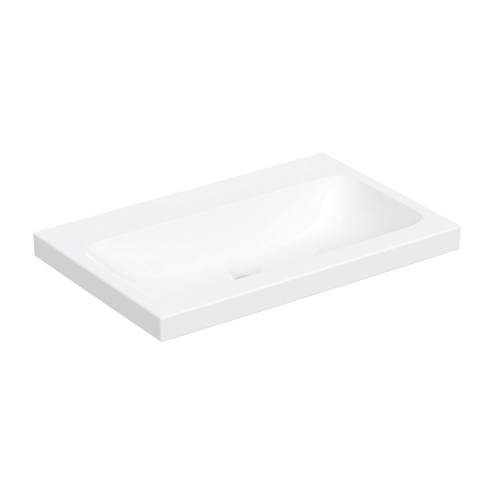 Geberit iCon Light Aufsatzwaschtisch, Breite 75cm, Tiefe 48cm, ohne Hahnloch, ohne Ü... GEBERIT-501848008 4025410895608 (Abb. 2)