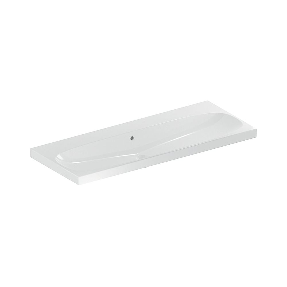 Geberit Acanto Waschtisch, Breite 120cm, Tiefe 48,2cm, ohne Hahnloch, Überlauf sicht... GEBERIT-501880004 4025410895646 (Abb. 1)