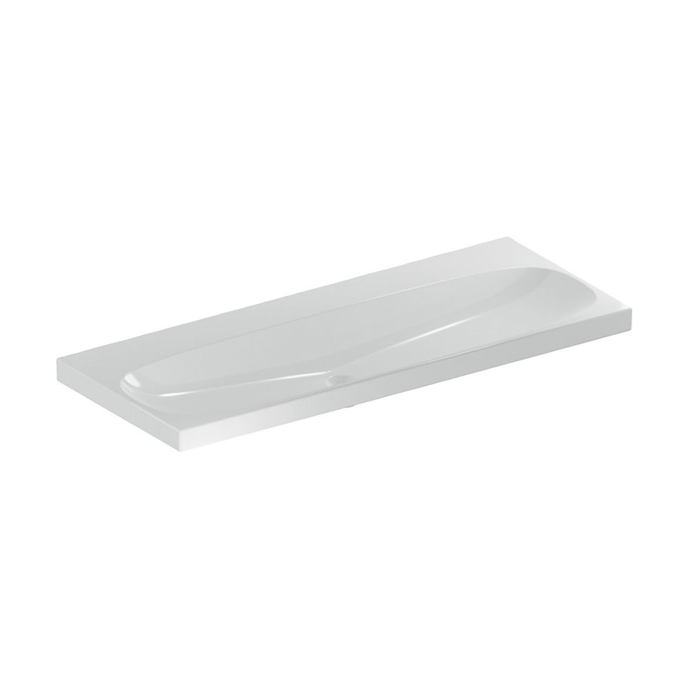 Geberit Acanto Waschtisch, Breite 120cm, Tiefe 48,2cm, ohne Hahnloch, ohne Überlauf,... GEBERIT-501880007 4025410895677 (Abb. 2)