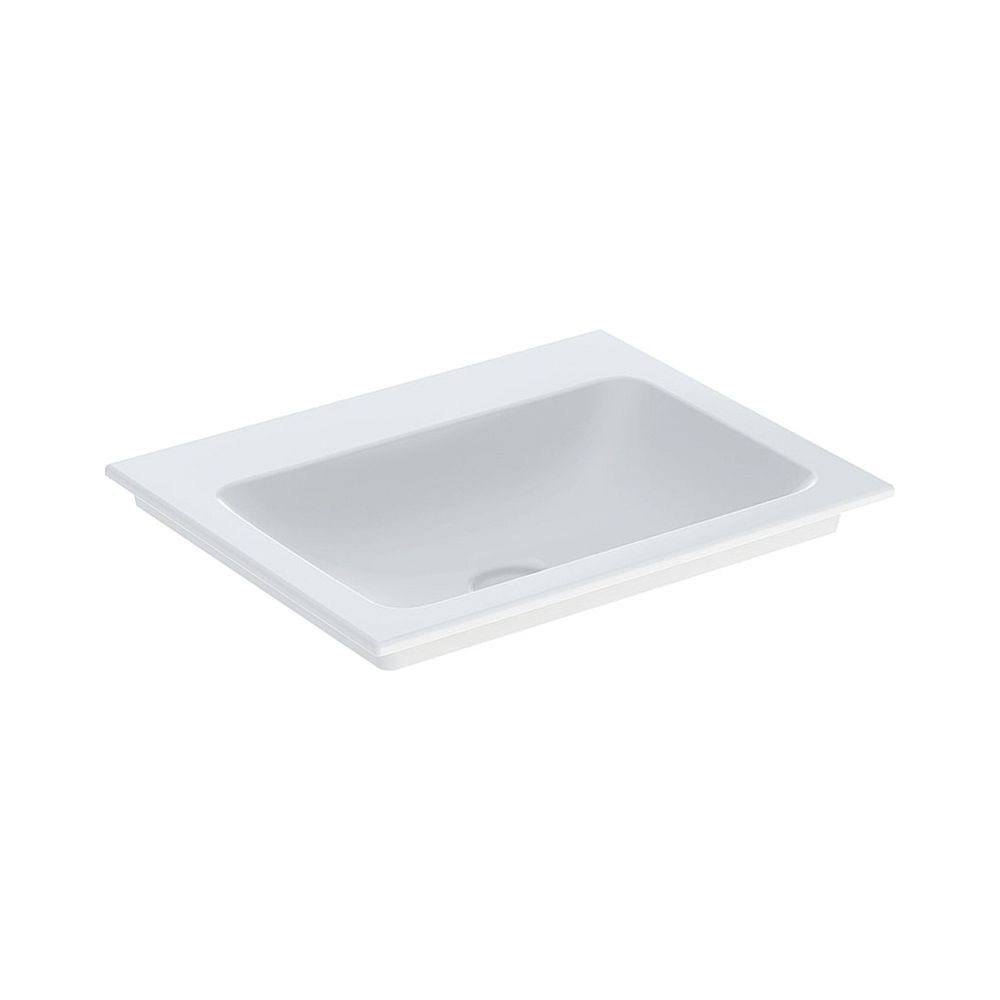 Geberit ONE Möbelwaschtisch Abgang vertikal, Breite 60cm, Tiefe 48cm, ohne Hahnloch,... GEBERIT-505011011 4025410953568 (Abb. 1)