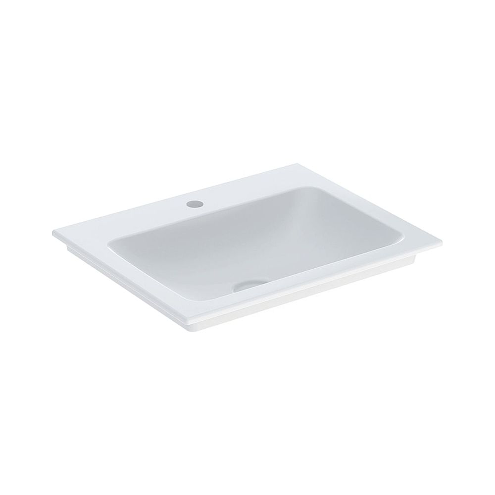 Geberit ONE Möbelwaschtisch Abgang vertikal, Breite 60cm, Tiefe 48cm, Hahnloch mitti... GEBERIT-505010011 4025410953513 (Abb. 1)