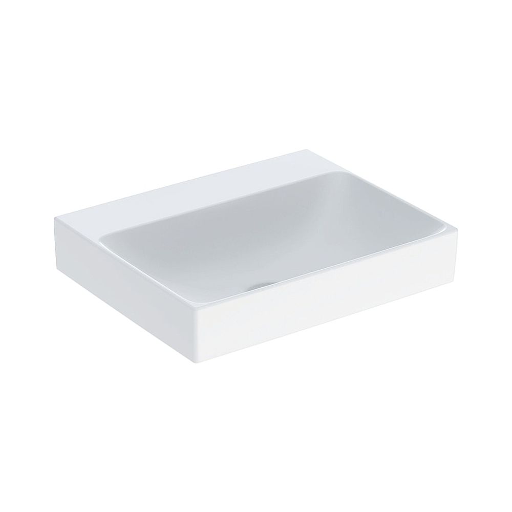 Geberit ONE Aufsatzwaschtisch rechteckig, Abgang vertikal, B 50cm, Tiefe 40cm, ohne ... GEBERIT-505031016 4025410953766 (Abb. 1)