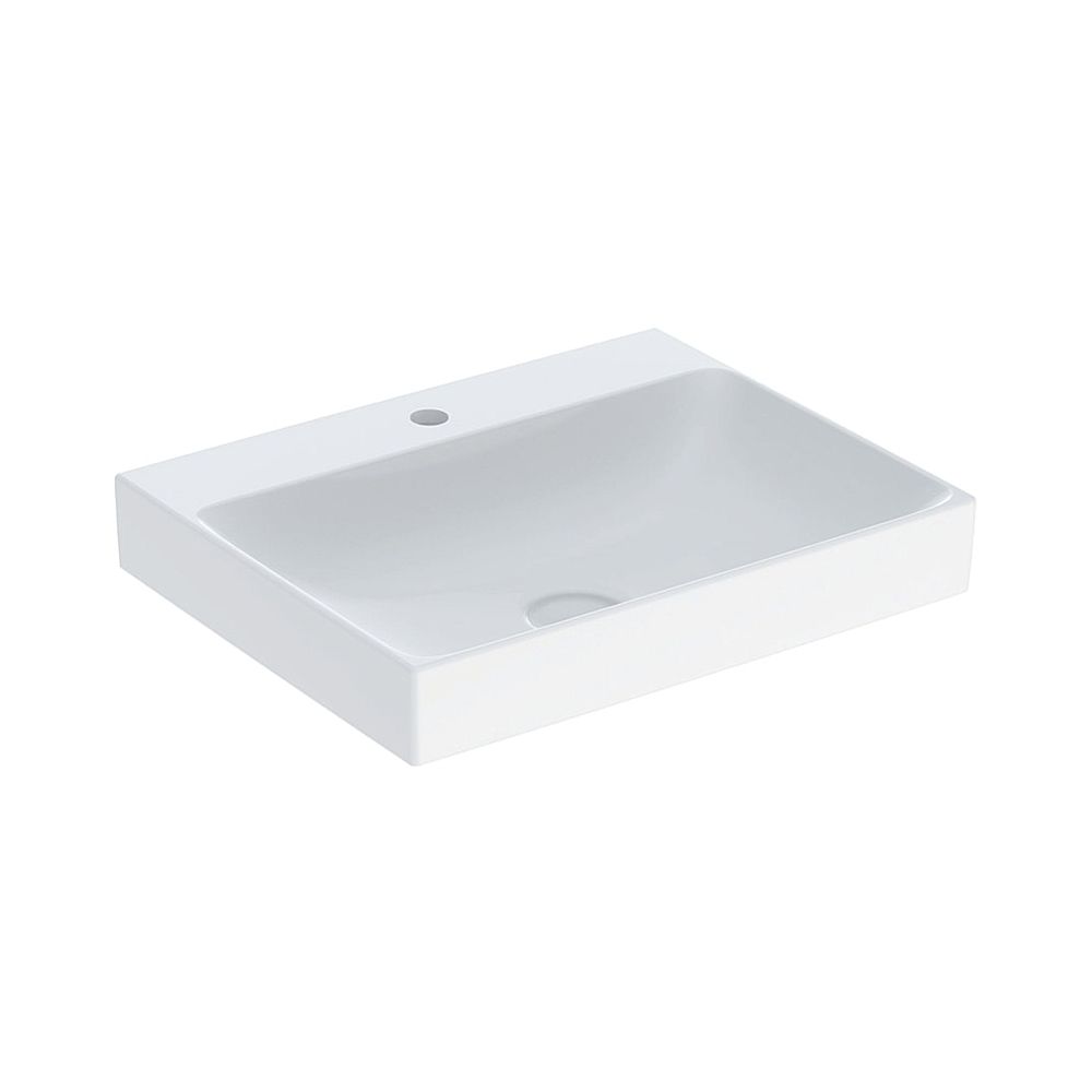 Geberit ONE Waschtisch Abgang vertikal, Breite 60cm, Tiefe 48cm, Hahnloch mittig, oh... GEBERIT-505020011 4025410953629 (Abb. 1)