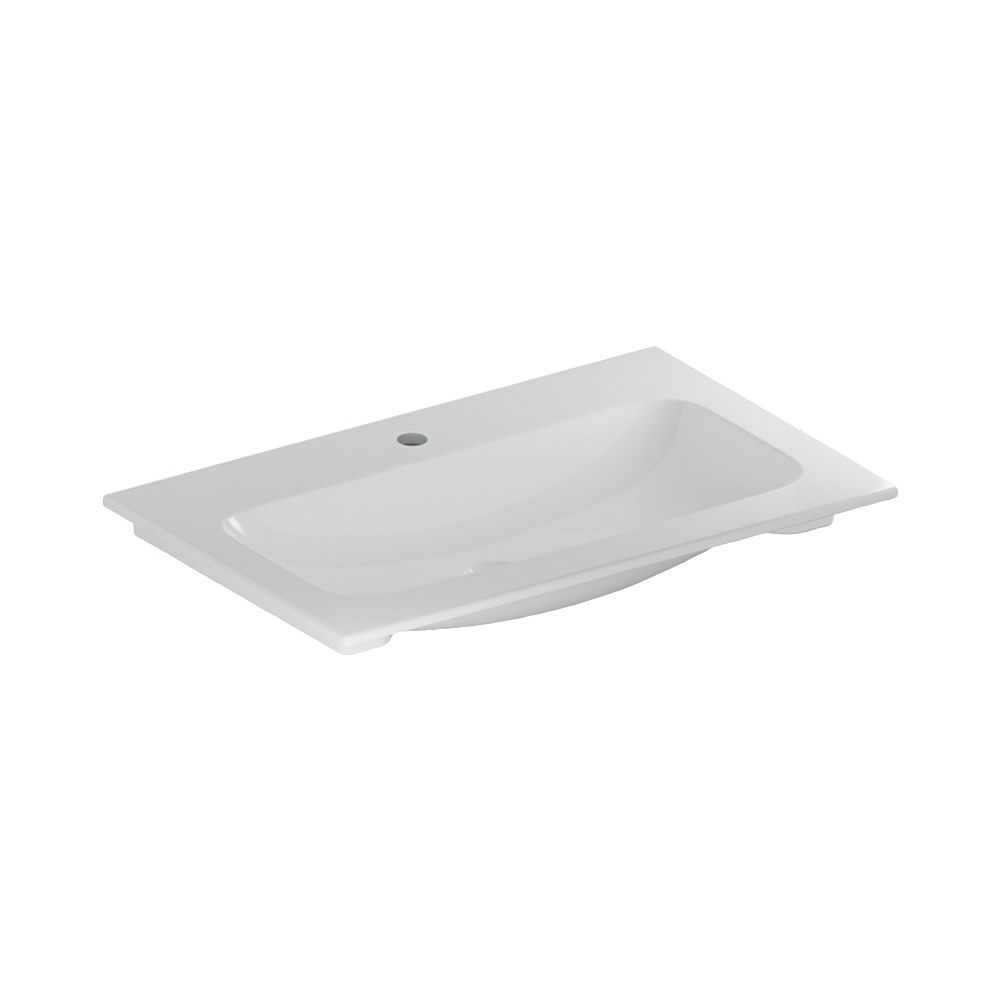 Geberit iCon Möbelwaschtisch, Breite 75cm, Tiefe 48cm, Hahnloch mittig, ohne Überlau... GEBERIT-501844002 4025410895349 (Abb. 2)