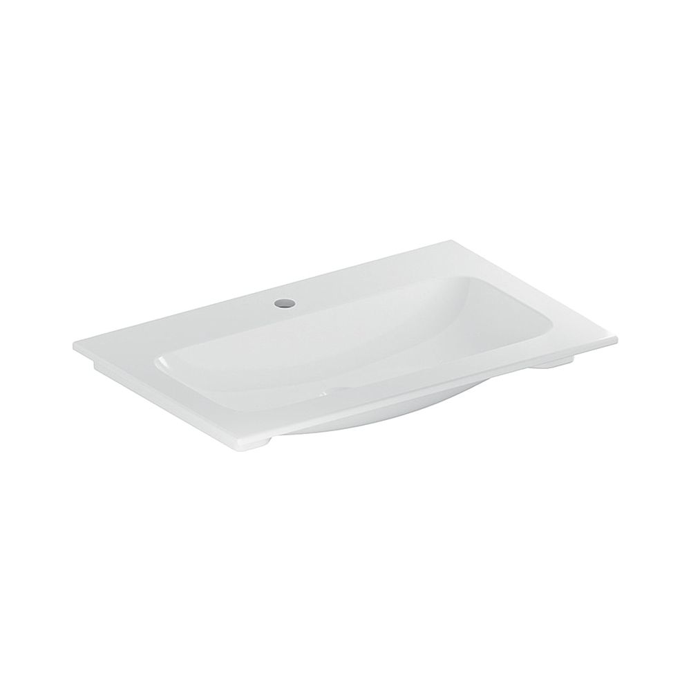 Geberit iCon Möbelwaschtisch, Breite 75cm, Tiefe 48cm, Hahnloch mittig, ohne Überlau... GEBERIT-501844002 4025410895349 (Abb. 1)