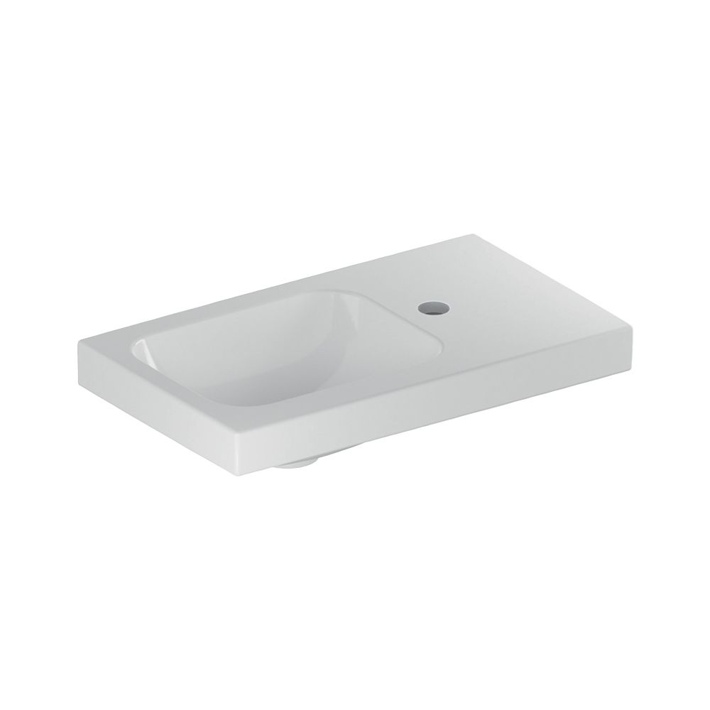 Geberit iCon Light Handwaschbecken mit Ablagefläche 53x13x31cm, Weiß, Hahnloch recht... GEBERIT-501832001 4025410894496 (Abb. 2)