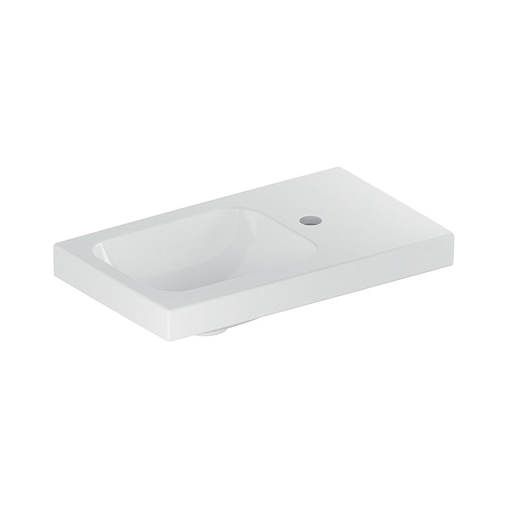 Geberit iCon Light Handwaschbecken mit Ablagefläche 53x13x31cm, Weiß, Hahnloch recht... GEBERIT-501832001 4025410894496 (Abb. 1)