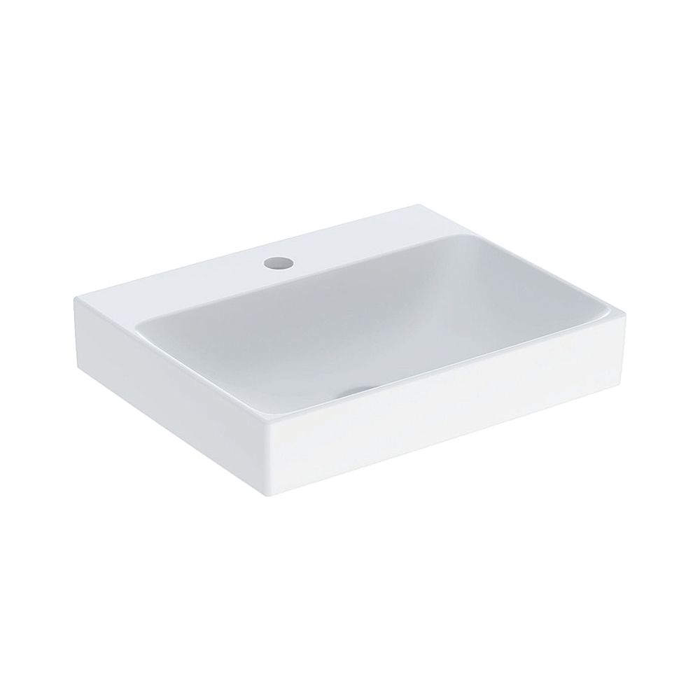 Geberit ONE Aufsatzwaschtisch rechteckig, Abgang vertikal, B 50cm T 40cm Hahnloch mi... GEBERIT-505030016 4025410953759 (Abb. 1)