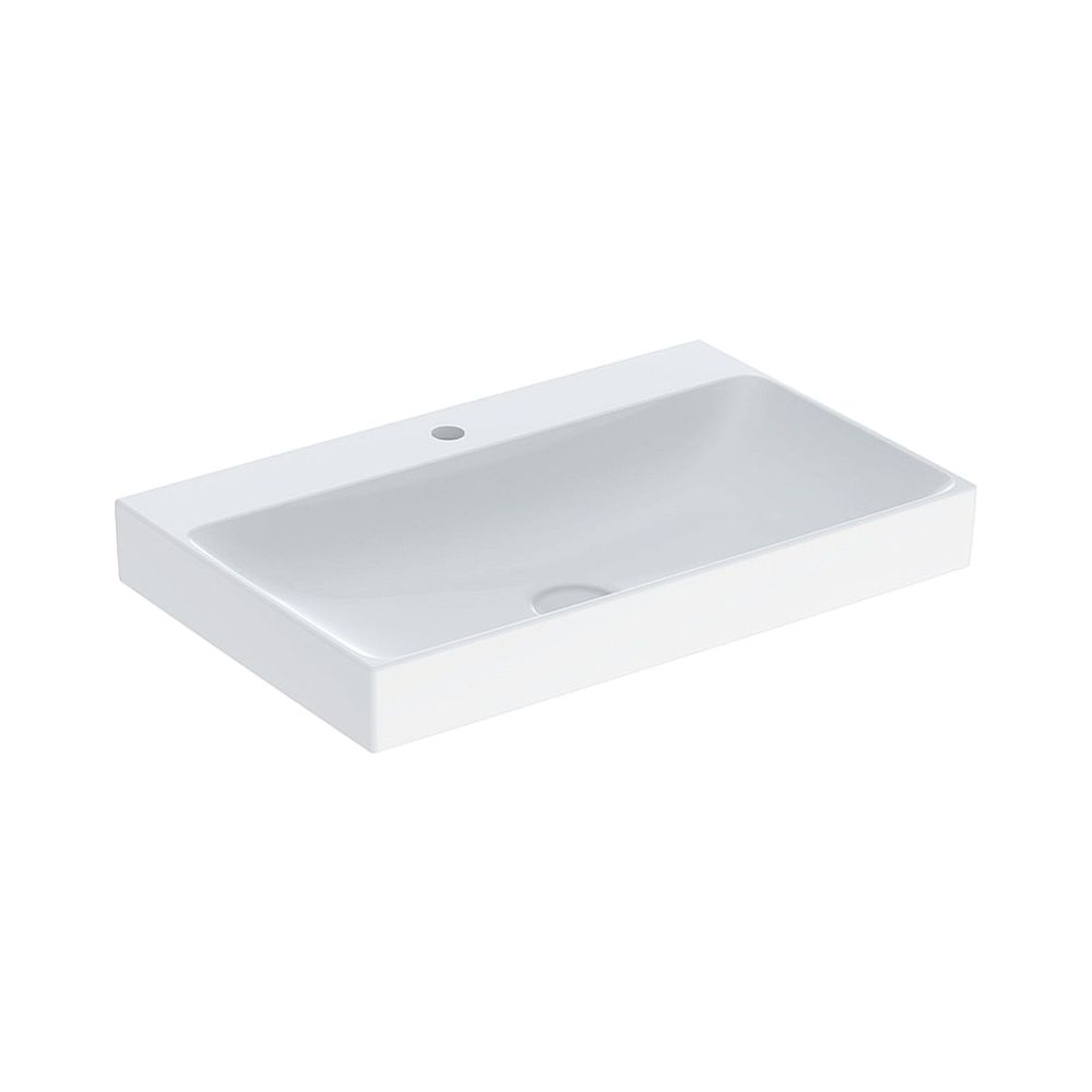 Geberit ONE Waschtisch Abgang vertikal, Breite 75cm, Tiefe 48cm, Hahnloch mittig, oh... GEBERIT-505020012 4025410953636 (Abb. 1)