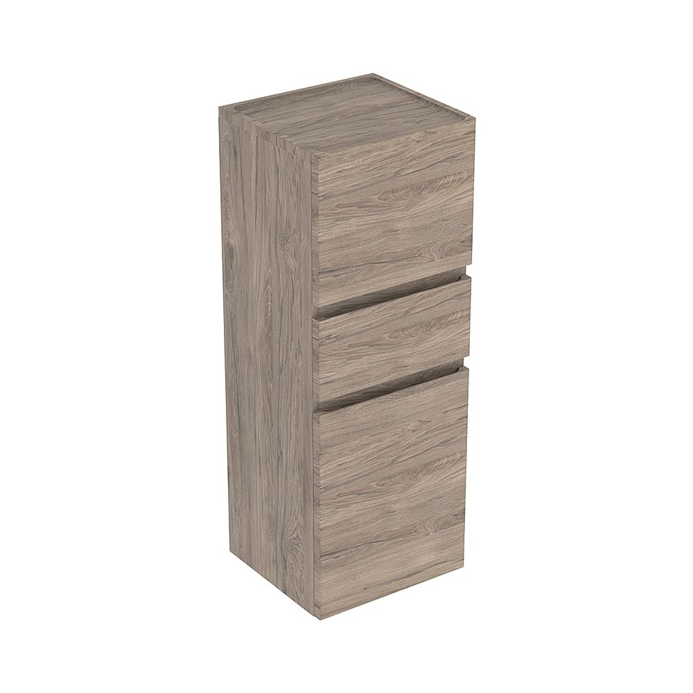 Geberit Renova Plan Mittelhochschrank mit 2 Türen, 1 Schublade, 39x105x36cm, Nussbau... GEBERIT-501922JR1 4025410906014 (Abb. 1)