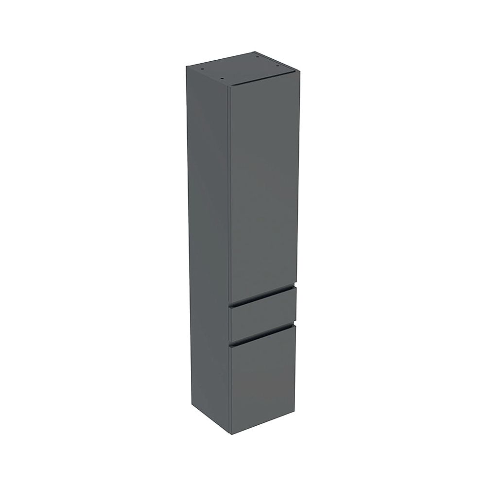 Geberit Renova Plan Hochschrank mit 2 Türen, 1 Schublade, 39x180x36cm, Lava lackiert... GEBERIT-501923JK1 4025410906021 (Abb. 1)