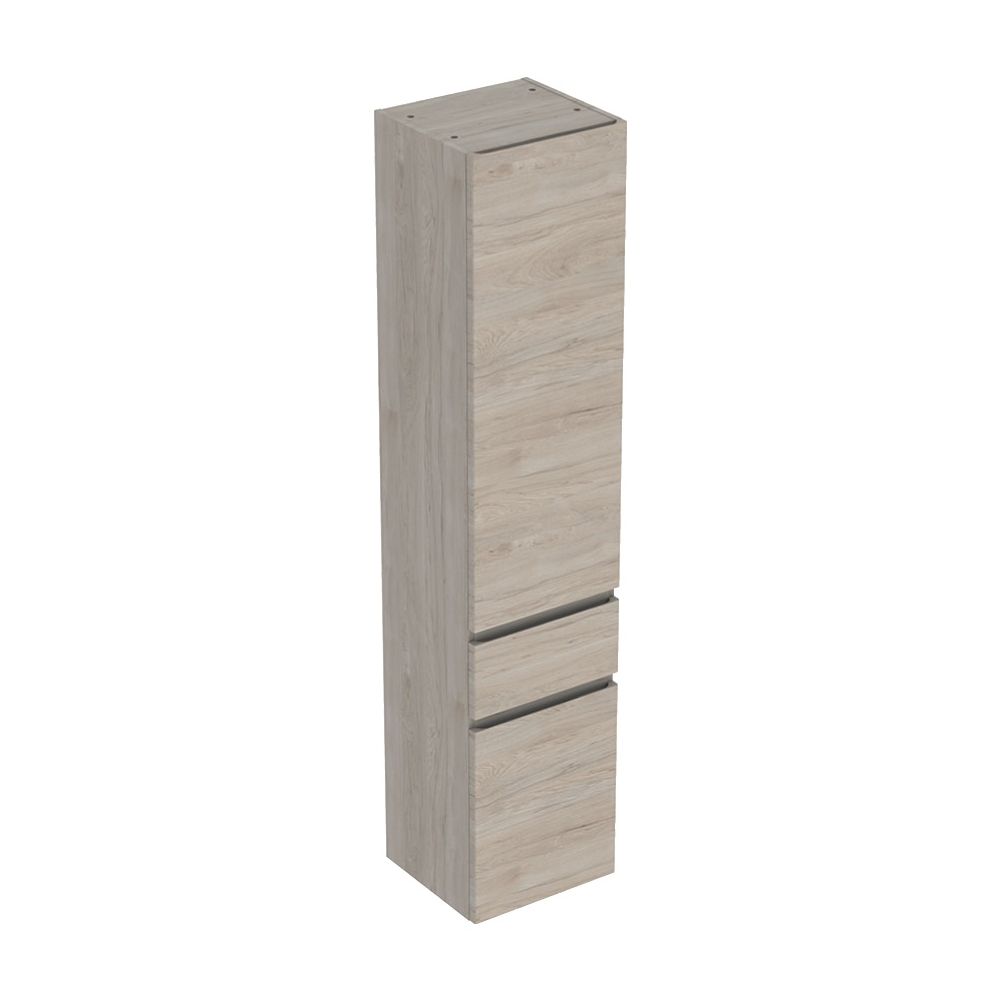 Geberit Renova Plan Hochschrank mit 2 Türen, 1 Schublade, 39x180x36cm, Nussbaum hick... GEBERIT-501923001 4025410905512 (Abb. 2)