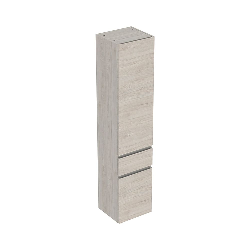 Geberit Renova Plan Hochschrank mit 2 Türen, 1 Schublade, 39x180x36cm, Nussbaum hick... GEBERIT-501923001 4025410905512 (Abb. 1)