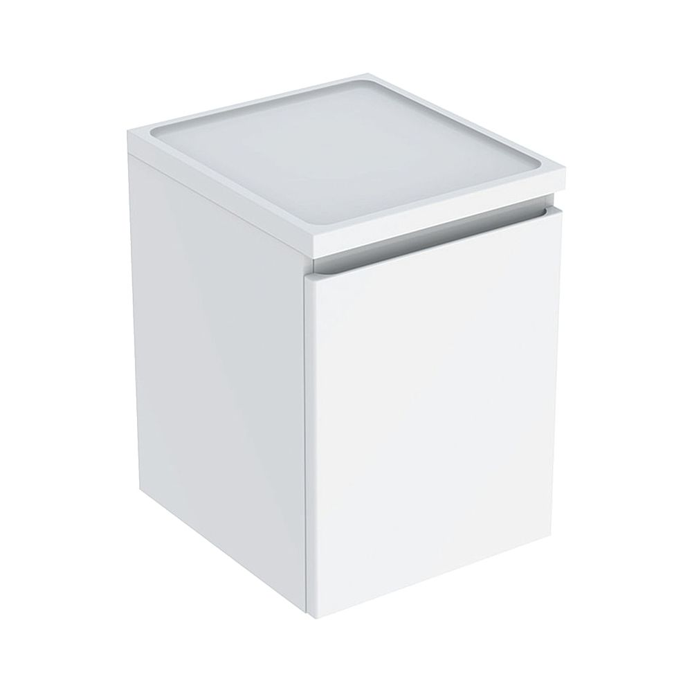 Geberit Renova Plan Seitenschrank 1 Schublade, 40x55x44,5cm, Weiß lackiert hochglänz... GEBERIT-501913011 4025410905338 (Abb. 1)