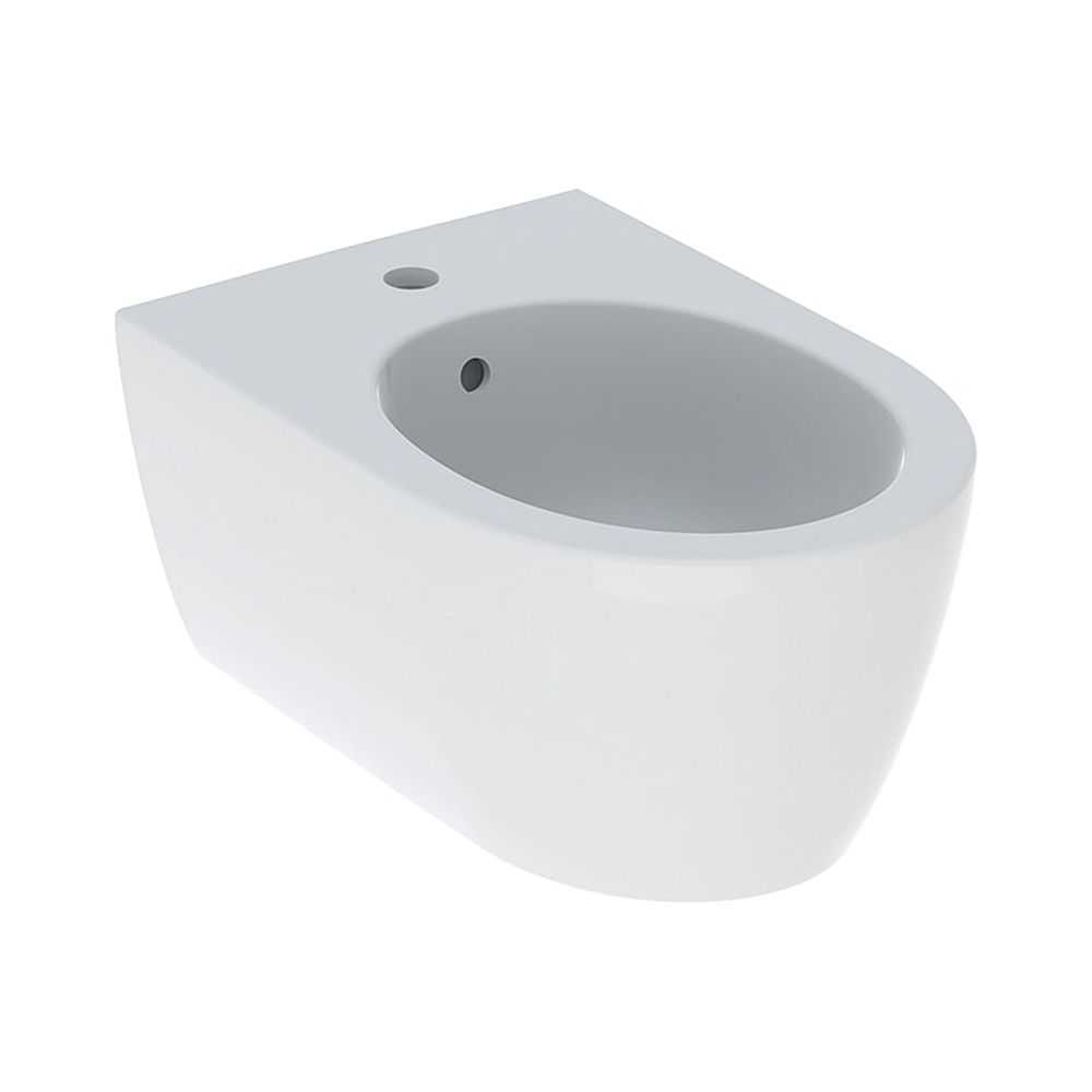 Geberit iCon Wandbidet geschlossene Form, Tiefe 53cm, Überlauf sichtbar, Weiß/KeraTe... GEBERIT-501898008 4025410945846 (Abb. 1)