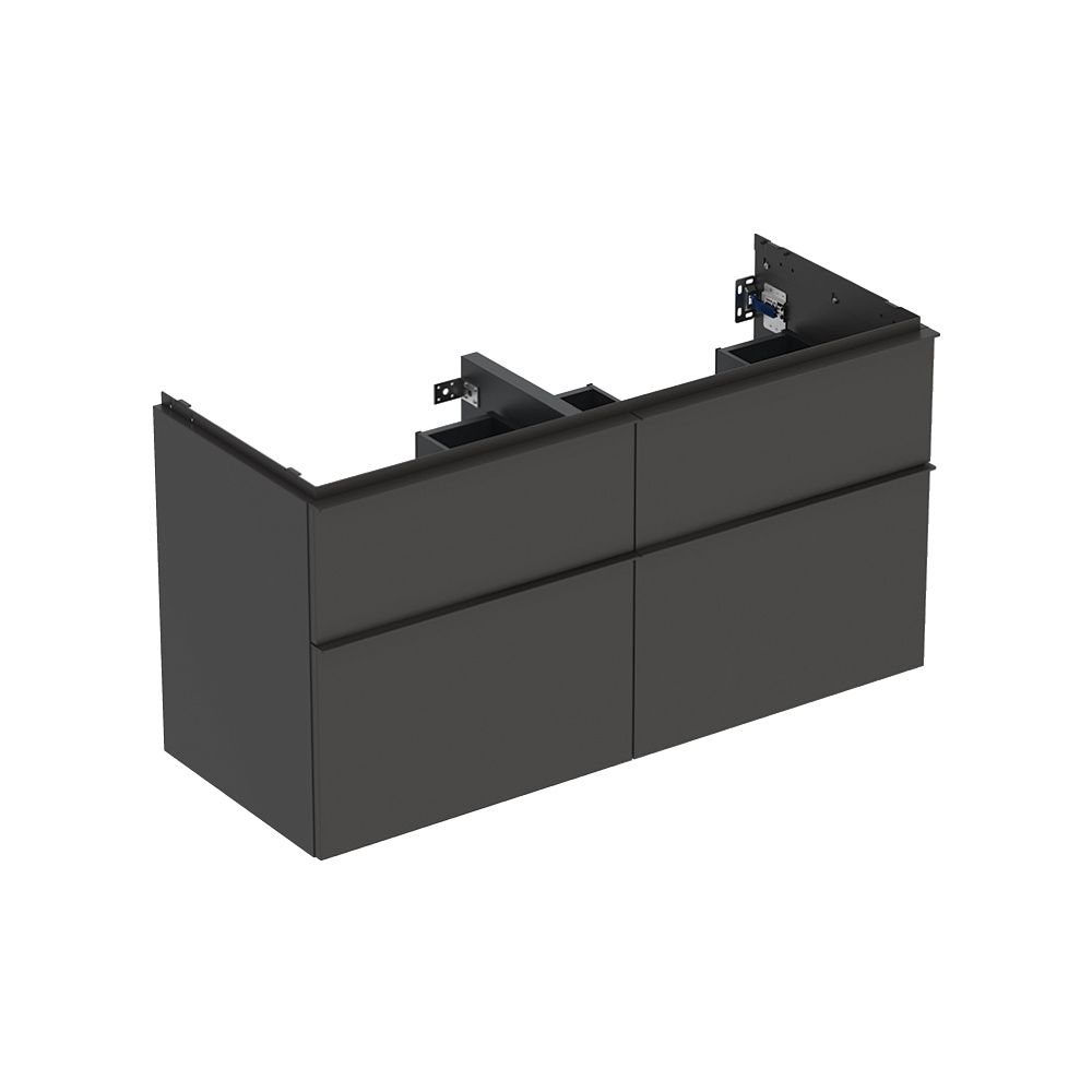 Geberit iCon Unterschrank für Doppelwaschtisch, 4 Schubladen 120x61,5cm, Lava lackie... GEBERIT-502309JK1 4025410942548 (Abb. 2)