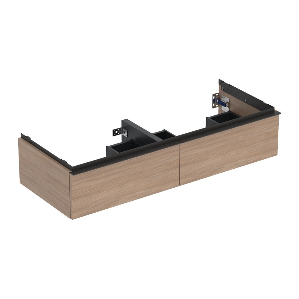 Geberit iCon Unterschrank für Doppelwaschtisch, 2 Schubladen 120x24,7cm, Eiche Melam... GEBERIT-502314JH1 4025410942739 (Abb. 2)