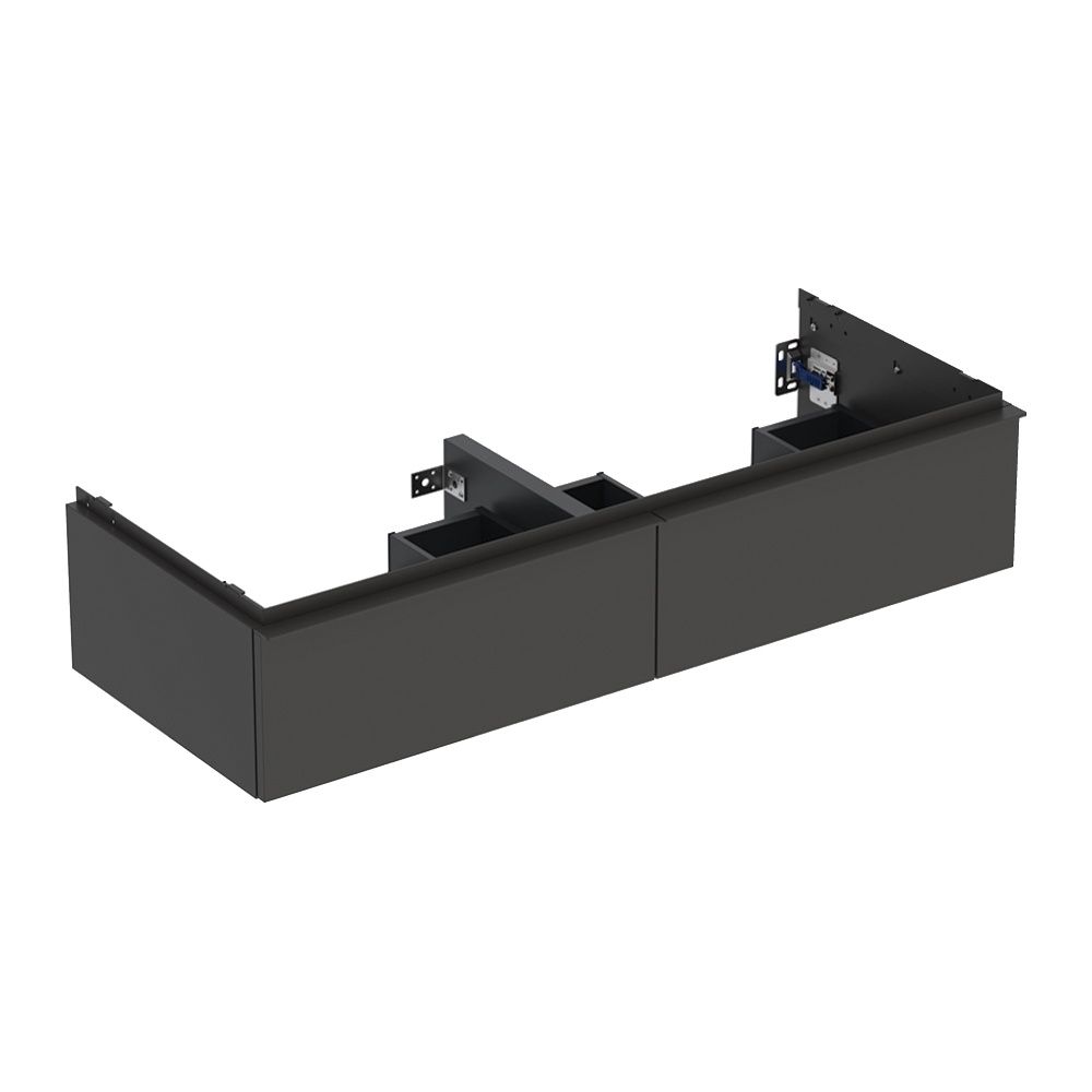 Geberit iCon Unterschrank für Doppelwaschtisch, 2 Schubladen 120x24,7cm, Lava lackie... GEBERIT-502314JK1 4025410942746 (Abb. 2)