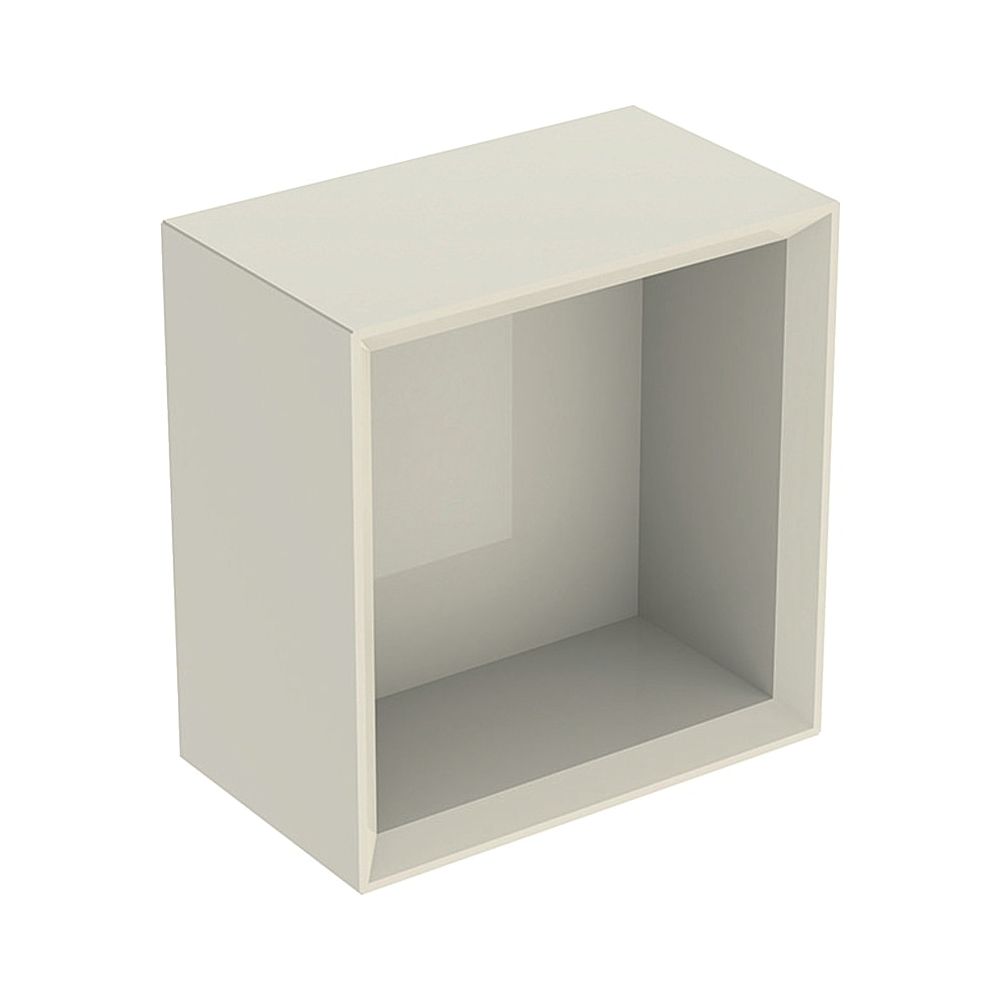 Geberit iCon Wandbox quadratisch, 22,5x23,3x13,2cm, Sandgrau lackiert hochglänzend... GEBERIT-502321JL1 4025410943033 (Abb. 1)