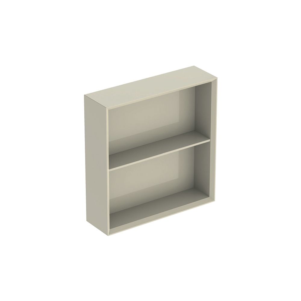 Geberit iCon Regal quadratisch, 45x46,7x13,2cm, Sandgrau lackiert hochglänzend... GEBERIT-502323JL1 4025410943118 (Abb. 2)