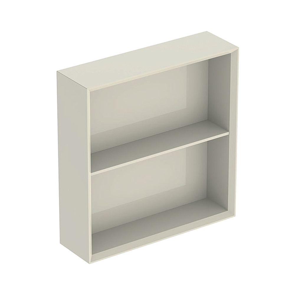 Geberit iCon Regal quadratisch, 45x46,7x13,2cm, Sandgrau lackiert hochglänzend... GEBERIT-502323JL1 4025410943118 (Abb. 1)