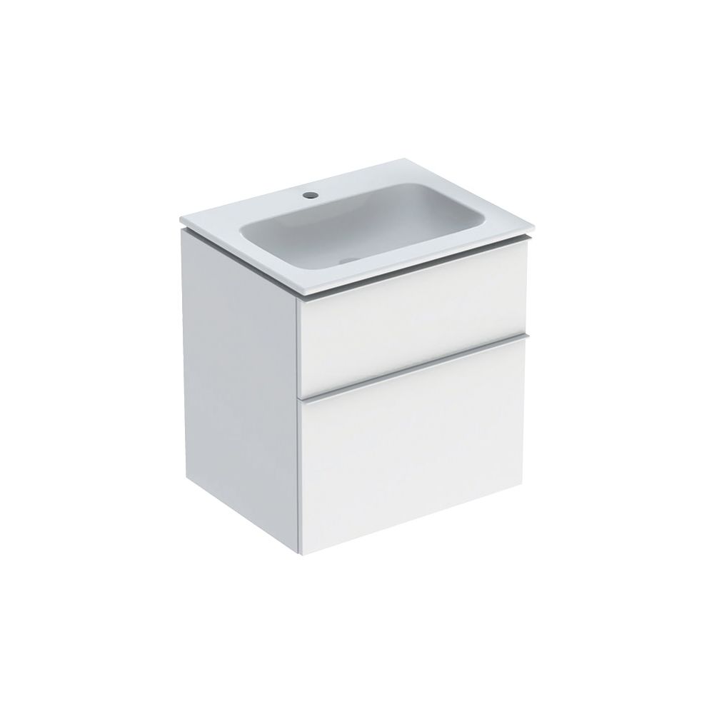 Geberit iCon Set Möbelwaschtisch schmaler Rand 2 Schubladen Ansch. 60cm KeraTect Wei... GEBERIT-502331011 4025410941879 (Abb. 2)