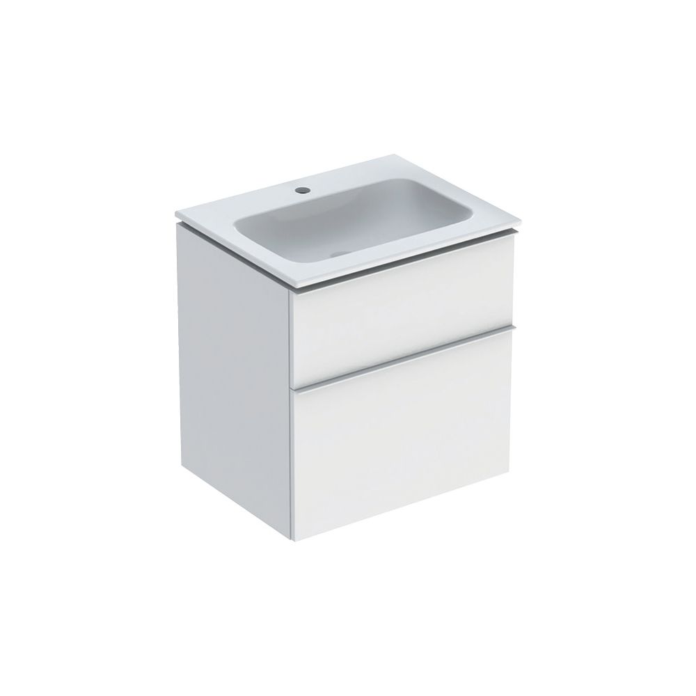 Geberit iCon Set Möbelwaschtisch schmaler Rand 2 Schubladen Ansch. 60cm KeraTect Wei... GEBERIT-502331013 4025410941893 (Abb. 2)