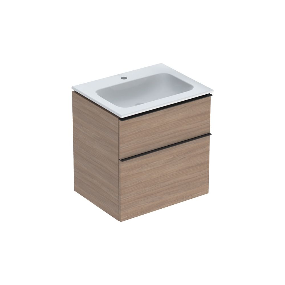 Geberit iCon Set Möbelwaschtisch schmaler Rand 2 Schubladen Ansch. 60cm KeraTect Eic... GEBERIT-502331JH1 4025410943279 (Abb. 2)