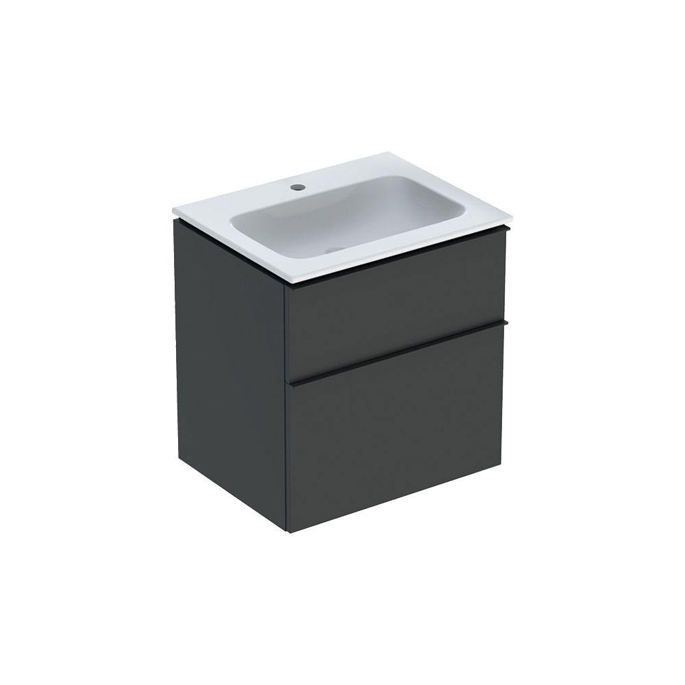 Geberit iCon Set Möbelwaschtisch schmaler Rand 2 Schubladen Ansch. 60cm KeraTect Lav... GEBERIT-502331JK1 4025410943286 (Abb. 2)