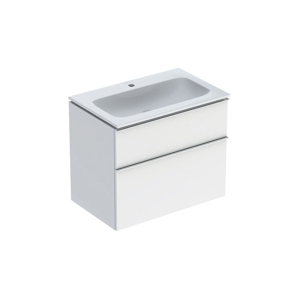 Geberit iCon Set Möbelwaschtisch schmaler Rand 2 Schubladen Ansch. 75cm KeraTect Wei... GEBERIT-502332012 4025410941916 (Abb. 2)