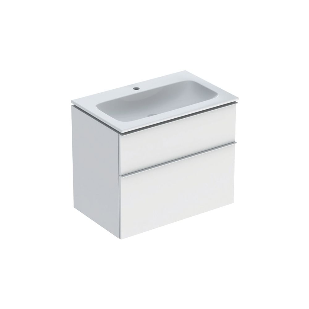 Geberit iCon Set Möbelwaschtisch schmaler Rand 2 Schubladen, Ansch. 75cm, Weiß lacki... GEBERIT-502336013 4025410942043 (Abb. 2)