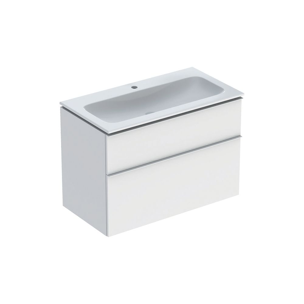 Geberit iCon Set Möbelwaschtisch schmaler Rand 2 Schubladen Ansch. 90cm KeraTect Wei... GEBERIT-502333013 4025410941954 (Abb. 2)