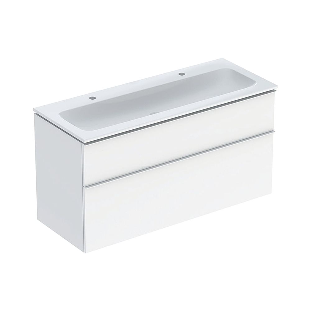 Geberit iCon Set Möbelwaschtisch schmaler Rand 2 Schubladen Ansch. 120cm KeraTect We... GEBERIT-502334012 4025410941978 (Abb. 1)