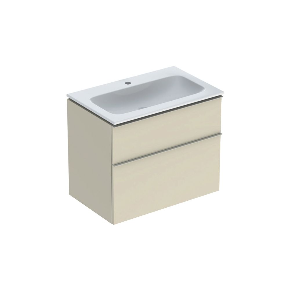 Geberit iCon Set Möbelwaschtisch schmaler Rand 2 Schubladen An. 75cm KeraTect Sandgr... GEBERIT-502332JL1 4025410943330 (Abb. 2)