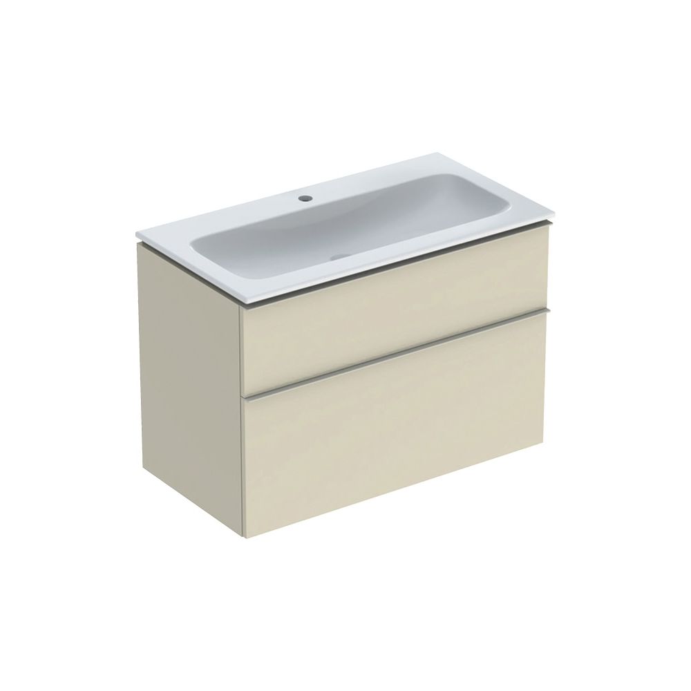 Geberit iCon Set Möbelwaschtisch schmaler Rand 2 Schubladen An. 90cm KeraTect Sandgr... GEBERIT-502333JL1 4025410943378 (Abb. 2)