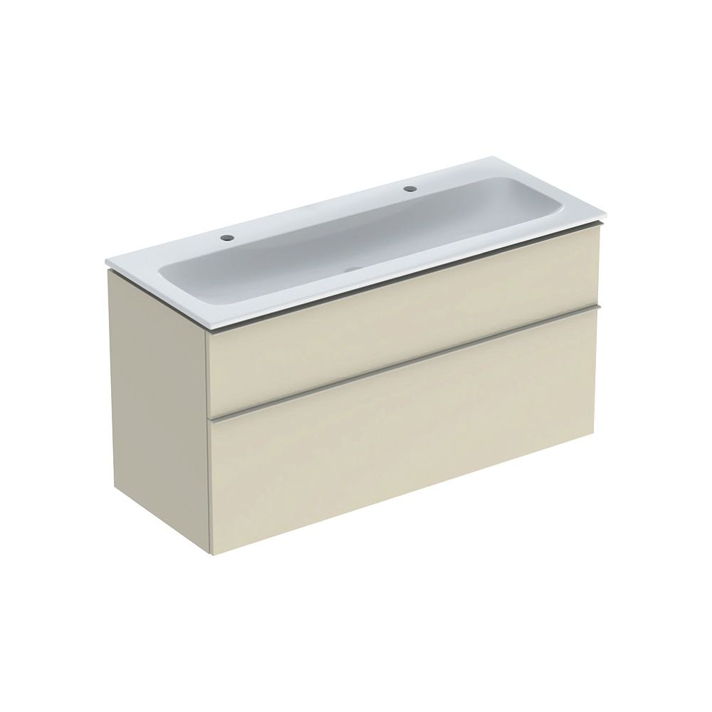 Geberit iCon Set Möbelwaschtisch schmaler Rand 2 Schubladen An. 120cm KeraTect Sandg... GEBERIT-502334JL1 4025410943415 (Abb. 2)