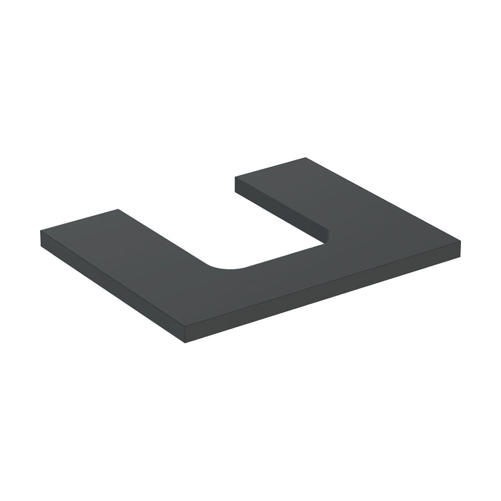 Geberit ONE Waschtischplatte Ausschnitt mittig, für Aufsatzwaschtisch Schalenform, 6... GEBERIT-505271003 4025410936219 (Abb. 2)