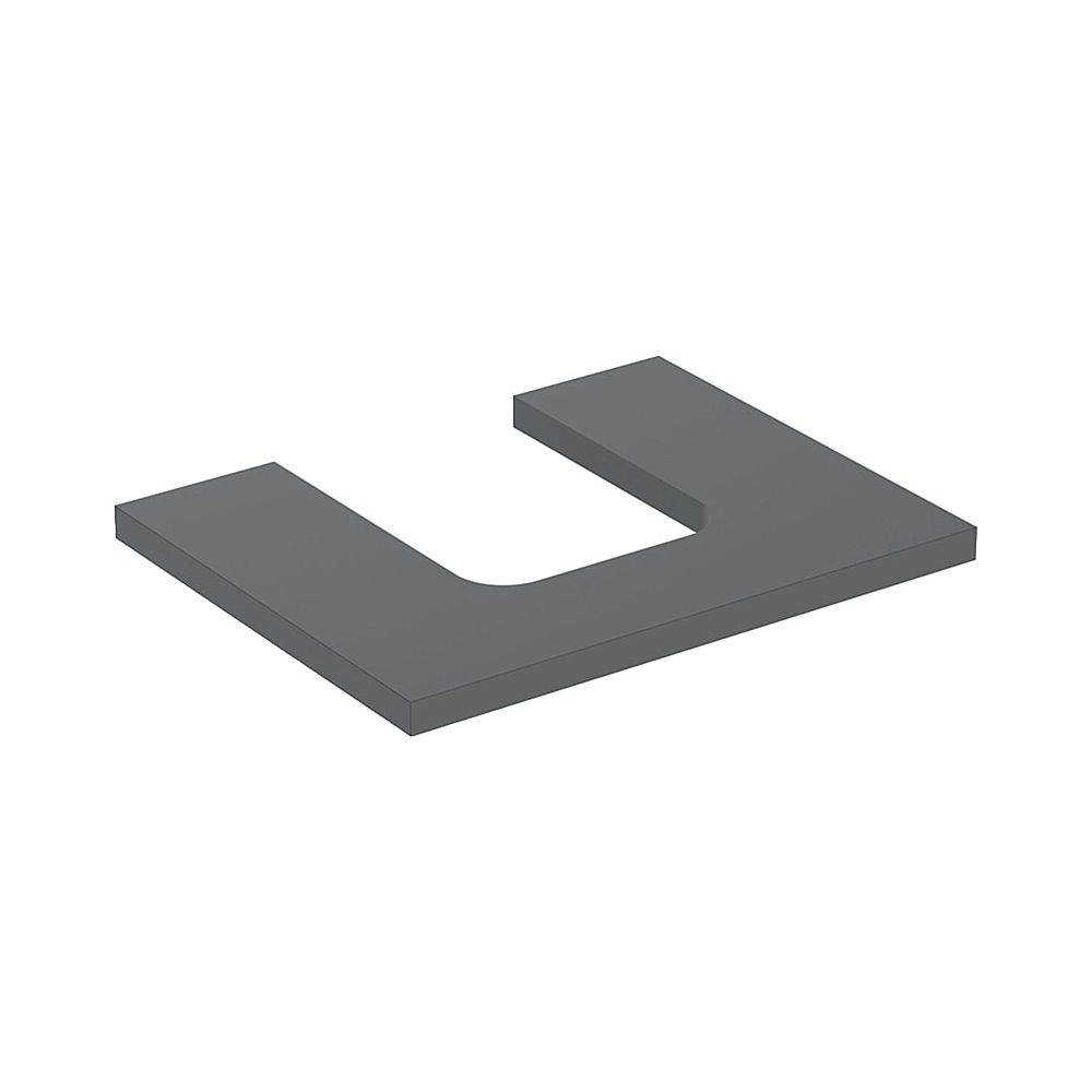 Geberit ONE Waschtischplatte Ausschnitt mittig, für Aufsatzwaschtisch Schalenform, 6... GEBERIT-505271003 4025410936219 (Abb. 1)