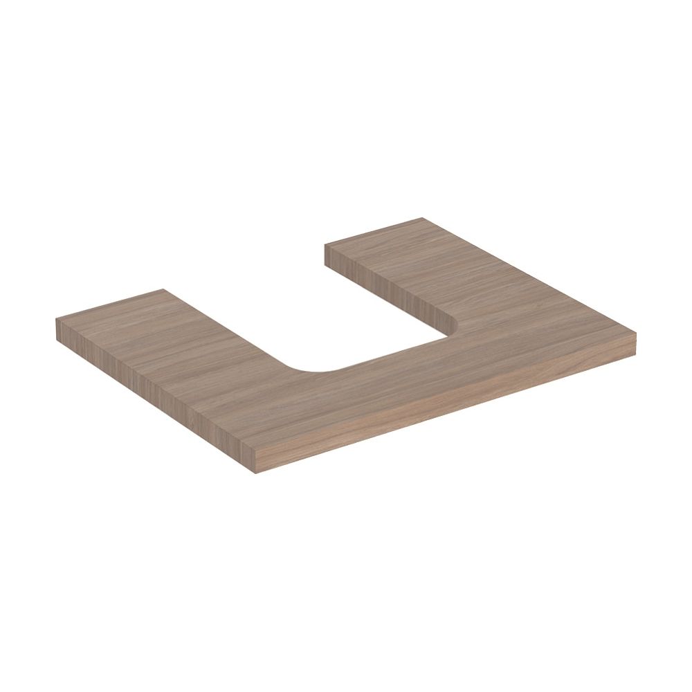 Geberit ONE Waschtischplatte Ausschnitt mittig, für Aufsatzwaschtisch Schalenform, 6... GEBERIT-505271005 4025410936233 (Abb. 2)