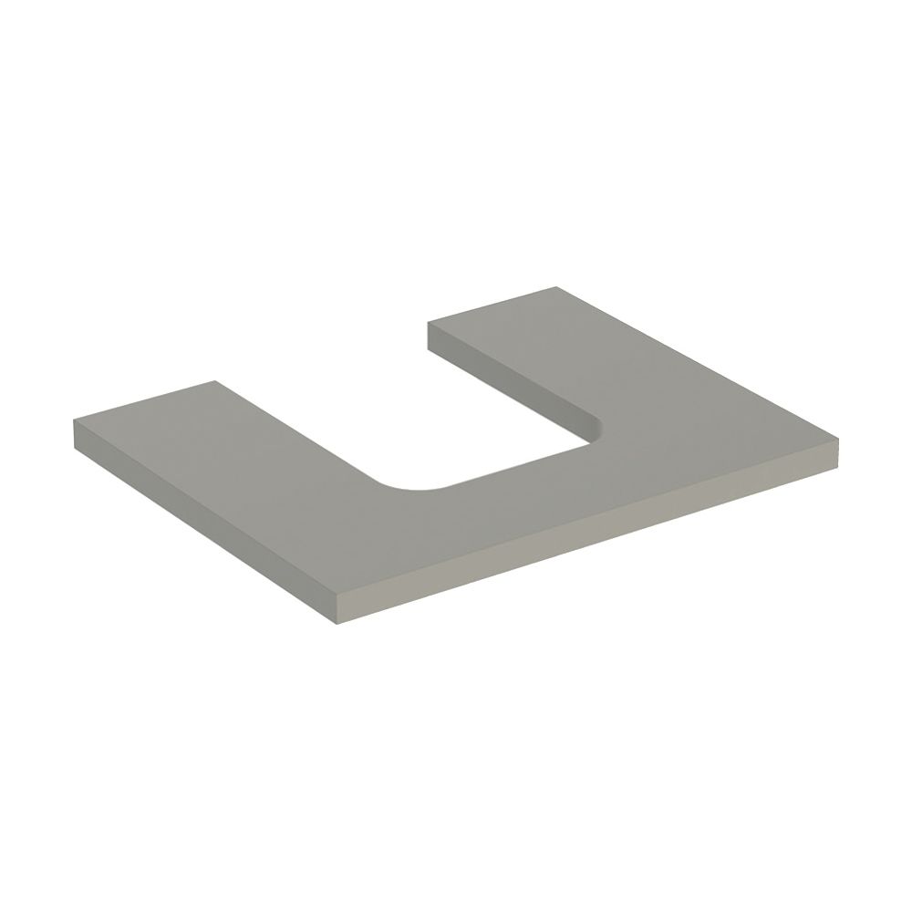 Geberit ONE Waschtischplatte Ausschnitt mittig, für Aufsatzwaschtisch Schalenform, 6... GEBERIT-505271007 4025410936257 (Abb. 2)