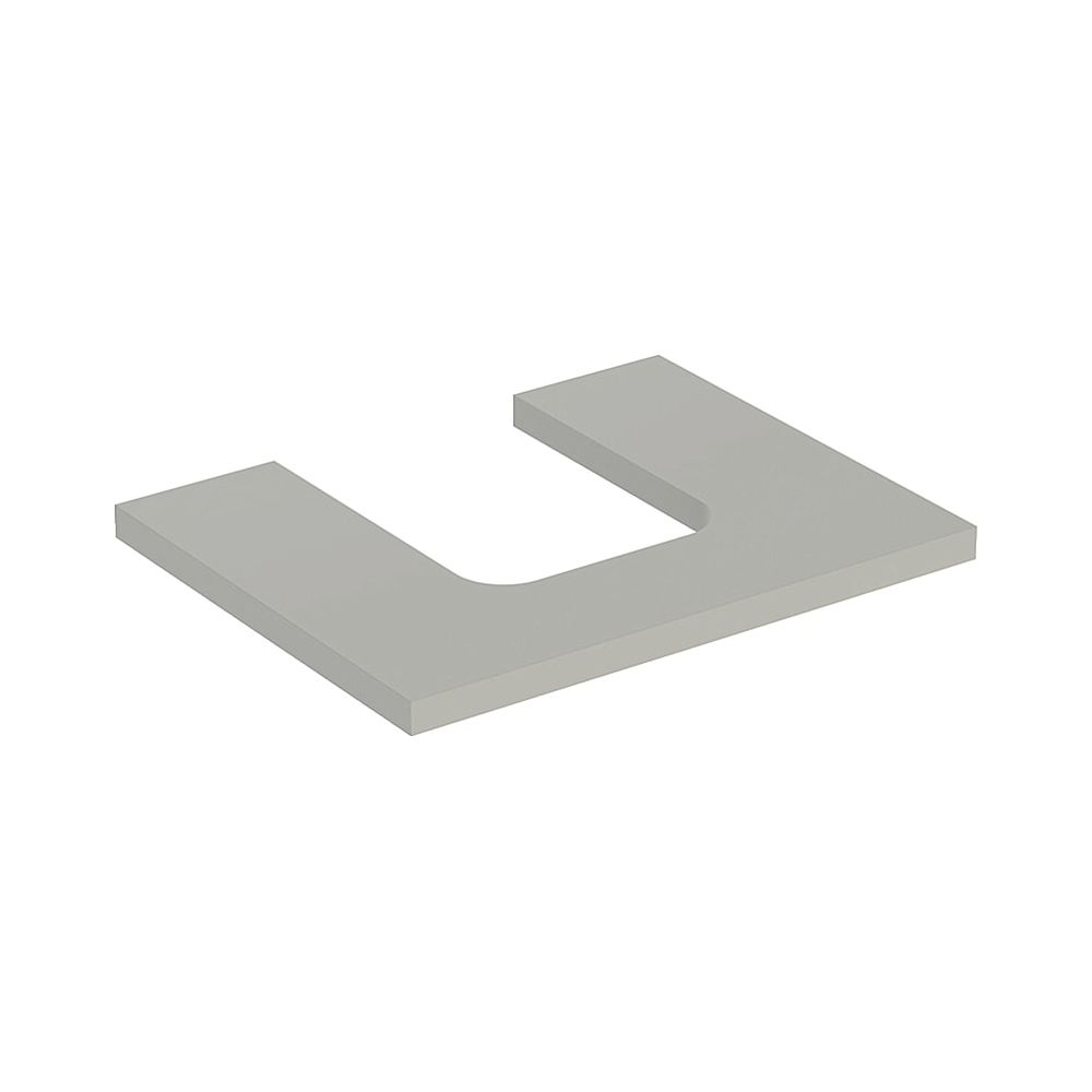 Geberit ONE Waschtischplatte Ausschnitt mittig, für Aufsatzwaschtisch Schalenform, 6... GEBERIT-505271007 4025410936257 (Abb. 1)