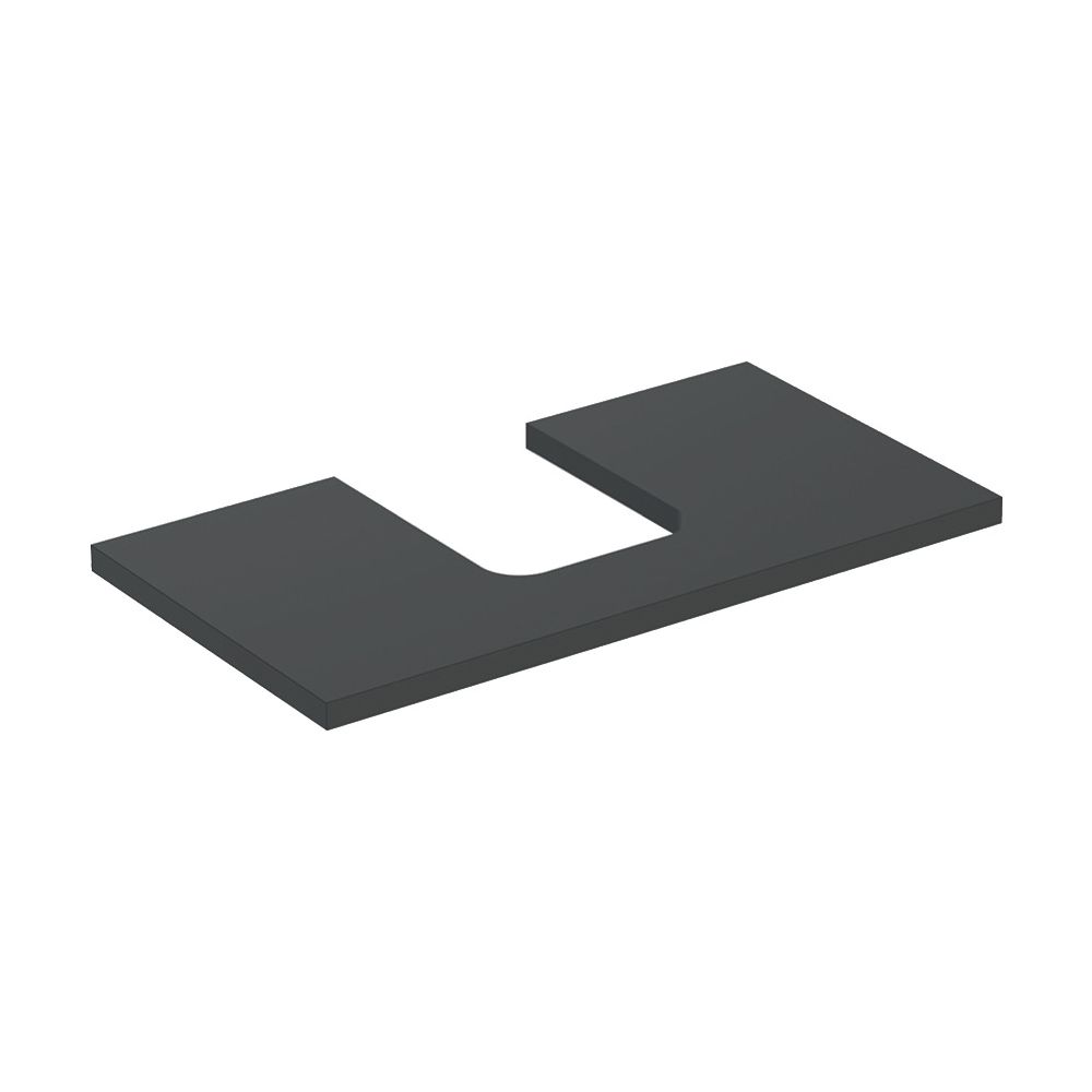 Geberit ONE Waschtischplatte Ausschnitt mittig, für Aufsatzwaschtisch Schalenform, 9... GEBERIT-505273003 4025410936356 (Abb. 2)