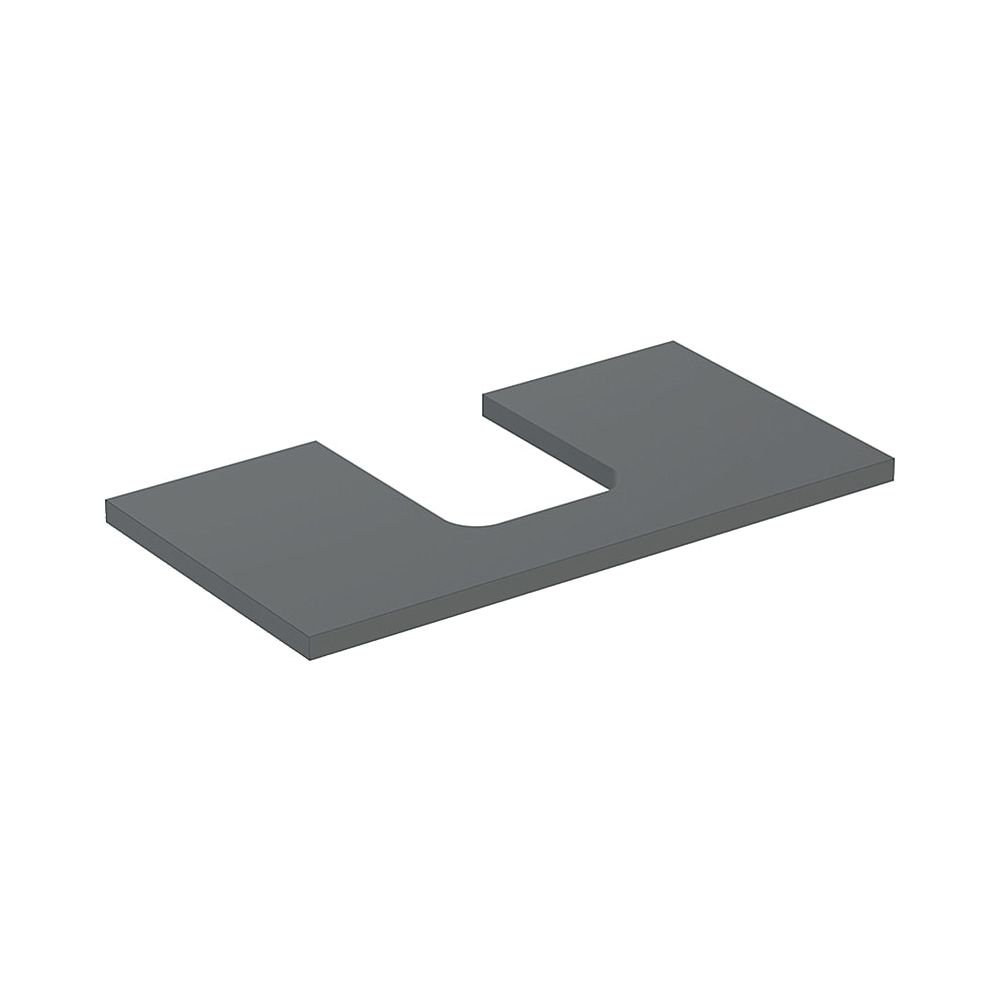 Geberit ONE Waschtischplatte Ausschnitt mittig, für Aufsatzwaschtisch Schalenform, 9... GEBERIT-505273003 4025410936356 (Abb. 1)