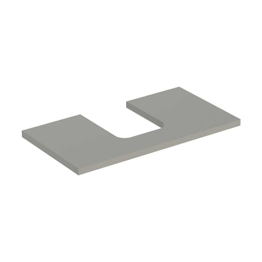 Geberit ONE Waschtischplatte Ausschnitt mittig, für Aufsatzwaschtisch Schalenform, 9... GEBERIT-505273007 4025410936394 (Abb. 2)