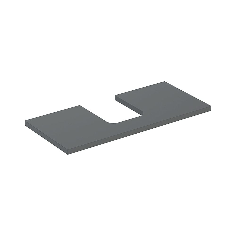 Geberit ONE Waschtischplatte Ausschnitt mittig, für Aufsatzwaschtisch Schalenform, 1... GEBERIT-505274003 4025410936424 (Abb. 1)