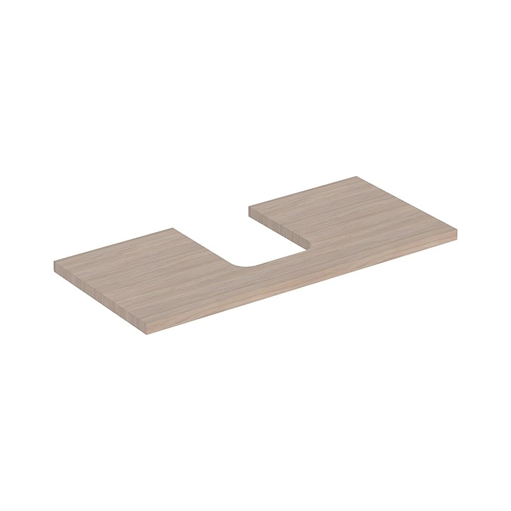 Geberit ONE Waschtischplatte Ausschnitt mittig, für Aufsatzwaschtisch Schalenform, 1... GEBERIT-505274005 4025410936448 (Abb. 1)