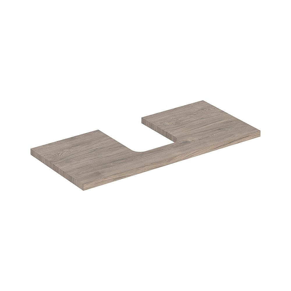 Geberit ONE Waschtischplatte Ausschnitt mittig, für Aufsatzwaschtisch Schalenform, 1... GEBERIT-505274006 4025410936455 (Abb. 1)