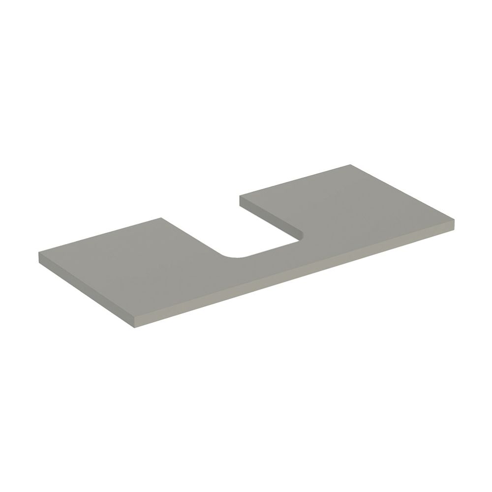 Geberit ONE Waschtischplatte Ausschnitt mittig, für Aufsatzwaschtisch Schalenform, 1... GEBERIT-505274007 4025410936462 (Abb. 2)