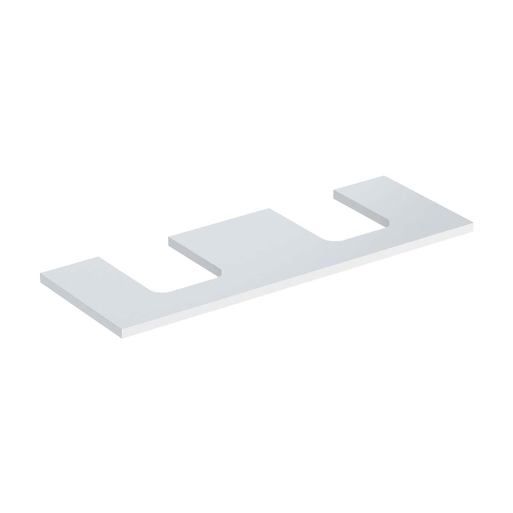 Geberit ONE Waschtischplatte Ausschnitt 2-fach, für Aufsatzwaschtisch Schalenform, 1... GEBERIT-505276001 4025410936547 (Abb. 2)