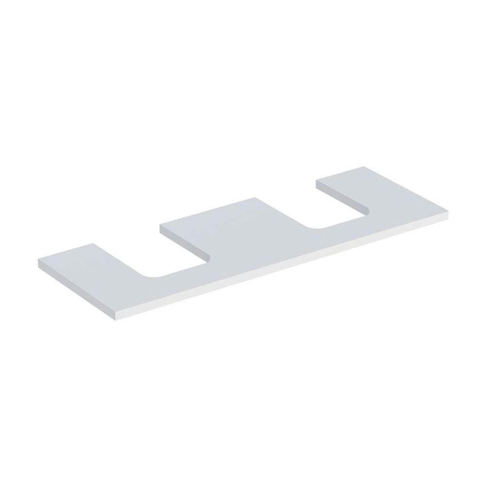 Geberit ONE Waschtischplatte Ausschnitt 2-fach, für Aufsatzwaschtisch Schalenform, 1... GEBERIT-505276002 4025410936554 (Abb. 2)